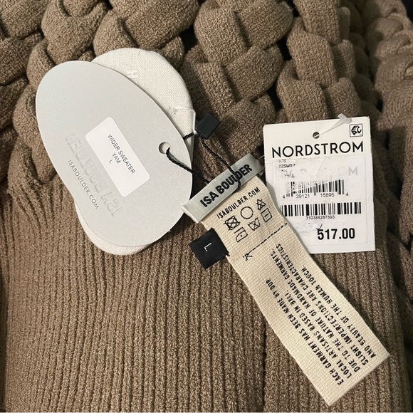 Isa Boulder Basketweave Cutout Sweater - Picture 8 of 9